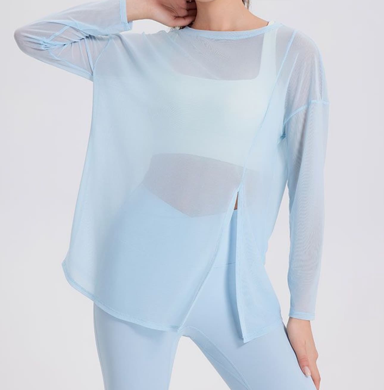 Klyng Women's Pickle Breeze Cool Long Sleeve Top (Tie-the-Knot)